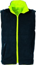 dnc3994_yellownavyreversiablevest zipoffsleeve